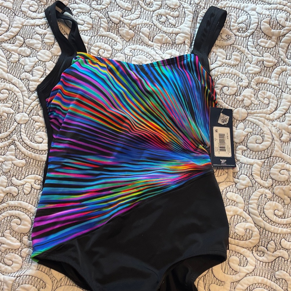 Reebok Colorful Striped women’s One Piece Swimsuit